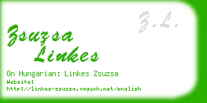 zsuzsa linkes business card